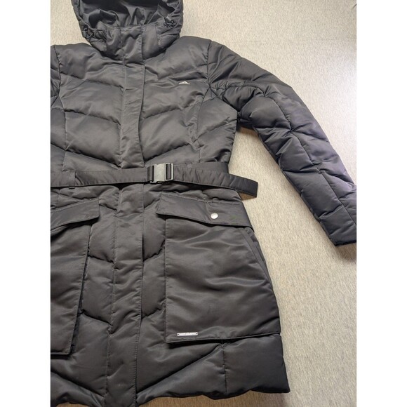 Adidas Long Down Padding 85 Black Puffer Jacket Size Medium - Picture 3 of 10